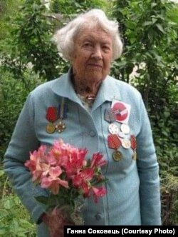 Фронтовичка Ганна Соковець