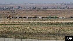 نمایی از خاک سوریه از نوار مرزی اردن