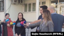 Danijela Božić, predsjednica Sindikata radnika Okružnog suda u Banjaluci, 2. 11. 2023.