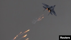 Avion MiG-29 poljskog vazduhoplovstva tokom nastupa na aeromitingu u Radomu, 24. avgusta 2013.