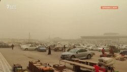 Maryda ýene tozanly ýel turdy