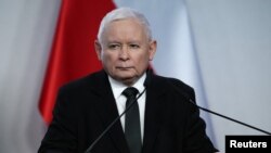 Jarosław Kaczyński, a lengyel Jog és Igazságosság párt elnöke