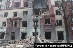 Наслідки російського обстрілу в Запоріжжі, жовтень 2023 року