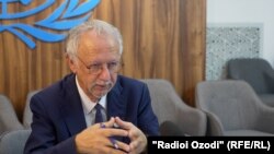 Гузоришгари вижаи Созмони Милал дар умури ақаллиятҳо. Шаҳри Душанбе, 19-уми октябри 2023 