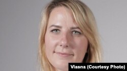 Bjeloruska aktivistkinja Alyaksandra Kansko, 27. novembra 2023.