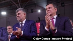 Marcel Ciolacu și Sorin Grindeanu, ultimii doi președinți ai PSD.