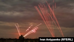 Мобільні групи ППО відбивають нічну атаку російських БПЛА Shahed, Херсон, липень 2024 року