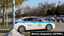Автомобиль полиции в Алматы. Иллюстративное фото