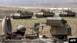 ისრაელის სამხედრო ღაზის საზღვრის მახლობლად. 14 ოქტომბერი