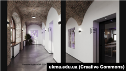 Візуалізація внутрішніх приміщень Братських келій із сайту Києво-Могилянської академії