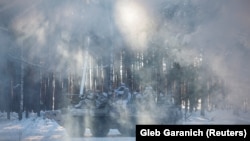 Українські військовослужбовці навчаються на кордоні з Білоруссю в Чернігівській області (фото)