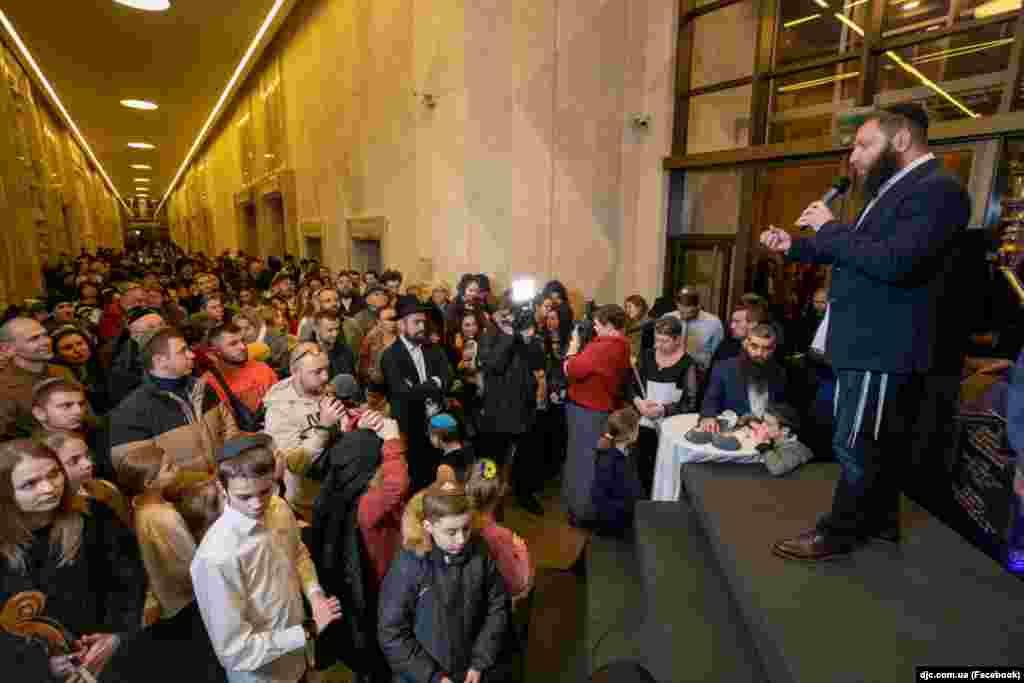 Святкування Хануки у Дніпрі