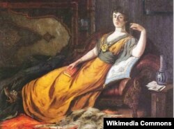 Болочокку халиф Абдулмежит II.нин “Гаремдеги Гөте” сүрөтү. 1898.