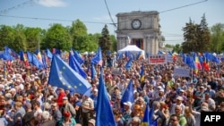 Miting în favoarea aderării R.Moldova la Uniunea Europeană - Chișinău, 21 mai 2023