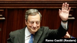 Kryeministri i dorëhequr i Italisë, Mario Draghi.