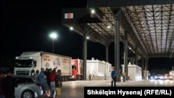 კოსოვოს მერდარის სასაზღვრო პუნქტი. 2022 წლის 1 აგვისტო