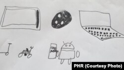 10 წლის მიხაილოს ნახატი