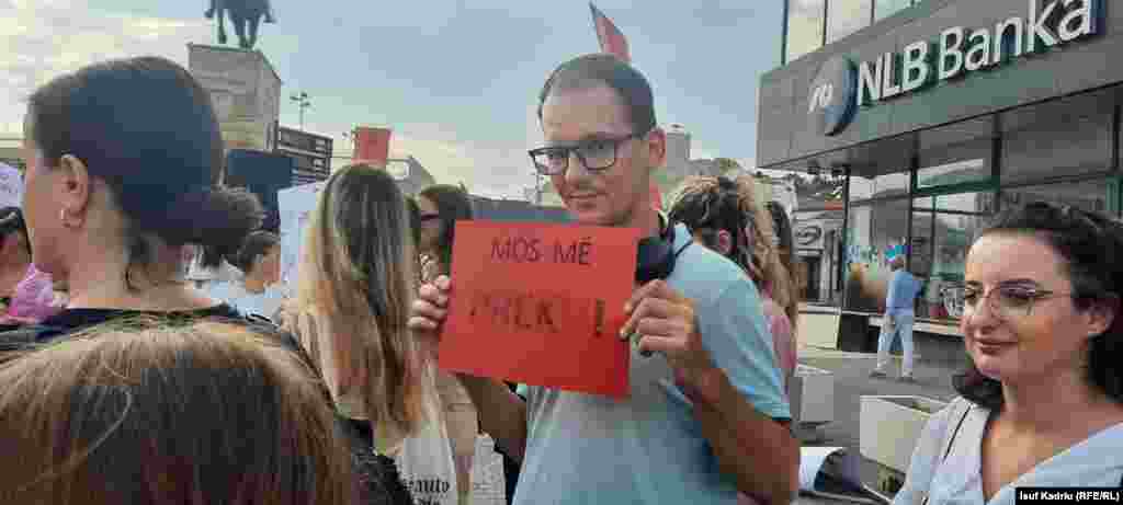 Протест во Скопје по случајот со силувањето на 11-годишното девојче во Косово, 31 август 2022