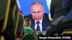 Vladimir Putin, Moskva, decembar 2021.