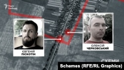 Місце, де знайшли тіло Олексія Черковського