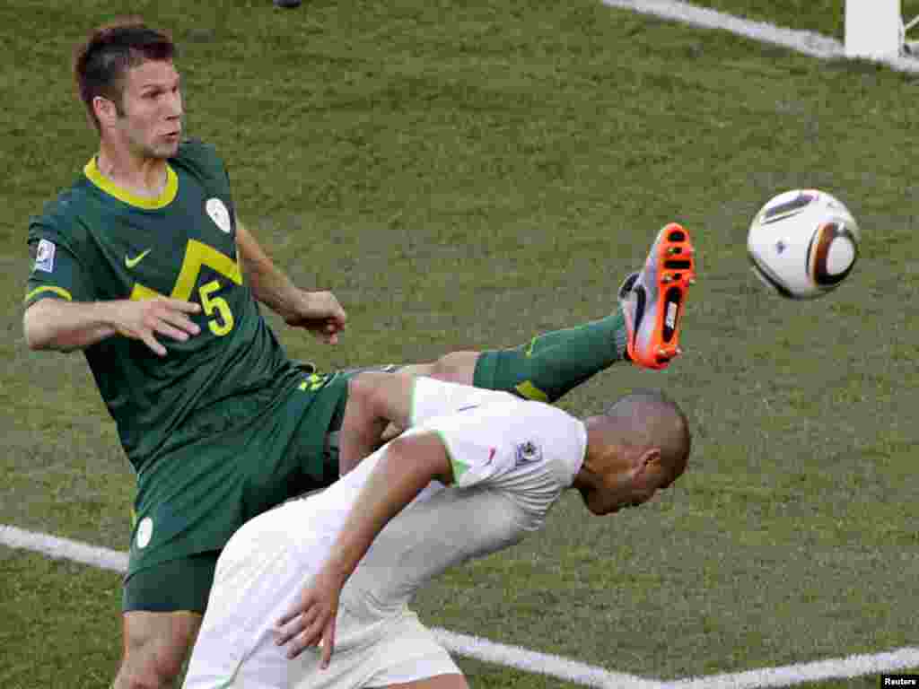 Од натпреварот Алжир - Словенија