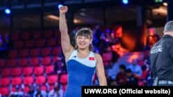 Архив сүрөт. Мээрим Жуманазарова Түркияда өткөн "Yasar Dogu" эл аралык мелдешинде. 25-февраль, 2022-ж.