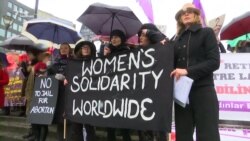 8 березня жінки протестували перед установами ЄС у Брюсселі (відео)