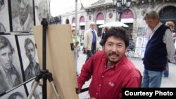 Асан Кубатаалы Ла Рамбла көчөсүндө, Барселона, 2-ноябрь, 2009-жыл.