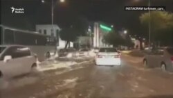 Ливни затопили центр Ашхабада