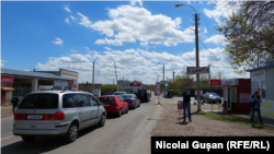 Postul intern de control de la Varnița/Bender, 13:30, 26 aprilie 2022, imagine luată de corespondentul Europei Libere, Nicu Gușan