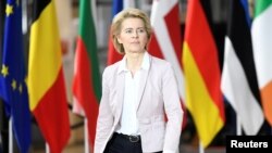 Архивска фотографија-Претседателката на Европската комисија Урсула вод дер Лајен