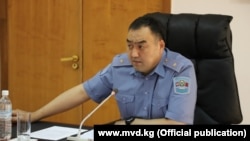 Ички иштер министри Улан Ниязбеков.