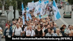 Акція протесту. організована профспілками проти підвищення тарифів та за підвищення добробуту, Київ, 6 липня 2016 року