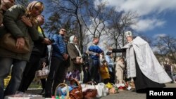 Киевдеги Пасха майрамы, 24-апрель 2022-жыл.