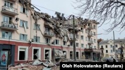 Украинанын түндүгүндөгү Чернигов шаары, 12-март 2022-жыл. 