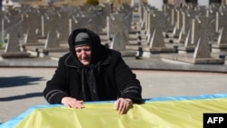 La moartea colonelului Ivan Skripnik, ucis în luptele cu armata rusă. Kiev, Ucraina, 17 martie 2022.