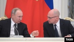Владимир Путин и Сергей Кириенко