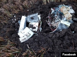 Уламки російської ракети, знайдені молдовською прикордонною службою на території Молдови після російського повітряного обстрілу України. Січень 2023 року