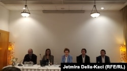 Anëtarët e delegacionit, Partnerët e Platformës së Këshillit të Evropës për Sigurinë e Gazetarëve. 18 nëntor 2022.