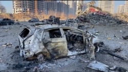 Un mall din Kiev a fost distrus după un atac rusesc