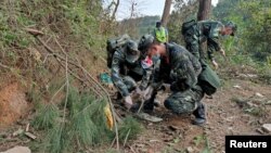 Учак кулаган жердеги изилдөөлөр.