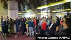 
Protest uposlenika BHRT-a, Sarajevo, 28. mart 2022