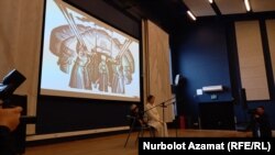 "Манас" эпосуна арналган сайттын бет ачары.