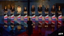 Кандидати на посаду президента Чехії, Прага, 10 січня 2013 року