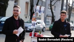 Márki-Zay Péter kampánya Szegeden február 12-én