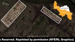 Військова техніка РФ у с. Казинка Бєлгородської області, 25 квітня 2022 року