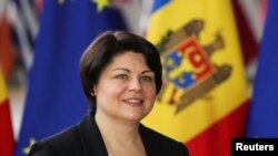 Premierul Natalia Gavrilița la Bruxelles, 27 septembrie 2021.