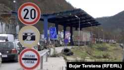 Granični prelaz Dheu i Bardhe (Bela zemlja) 28. decembra 2022.