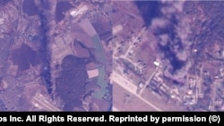 Aeroportul din Kursk, după presupusul atac ucrainean