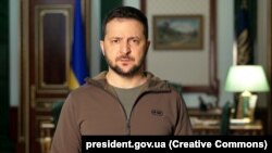 Presidenti ukrainas, Volodymyr Zelensky.